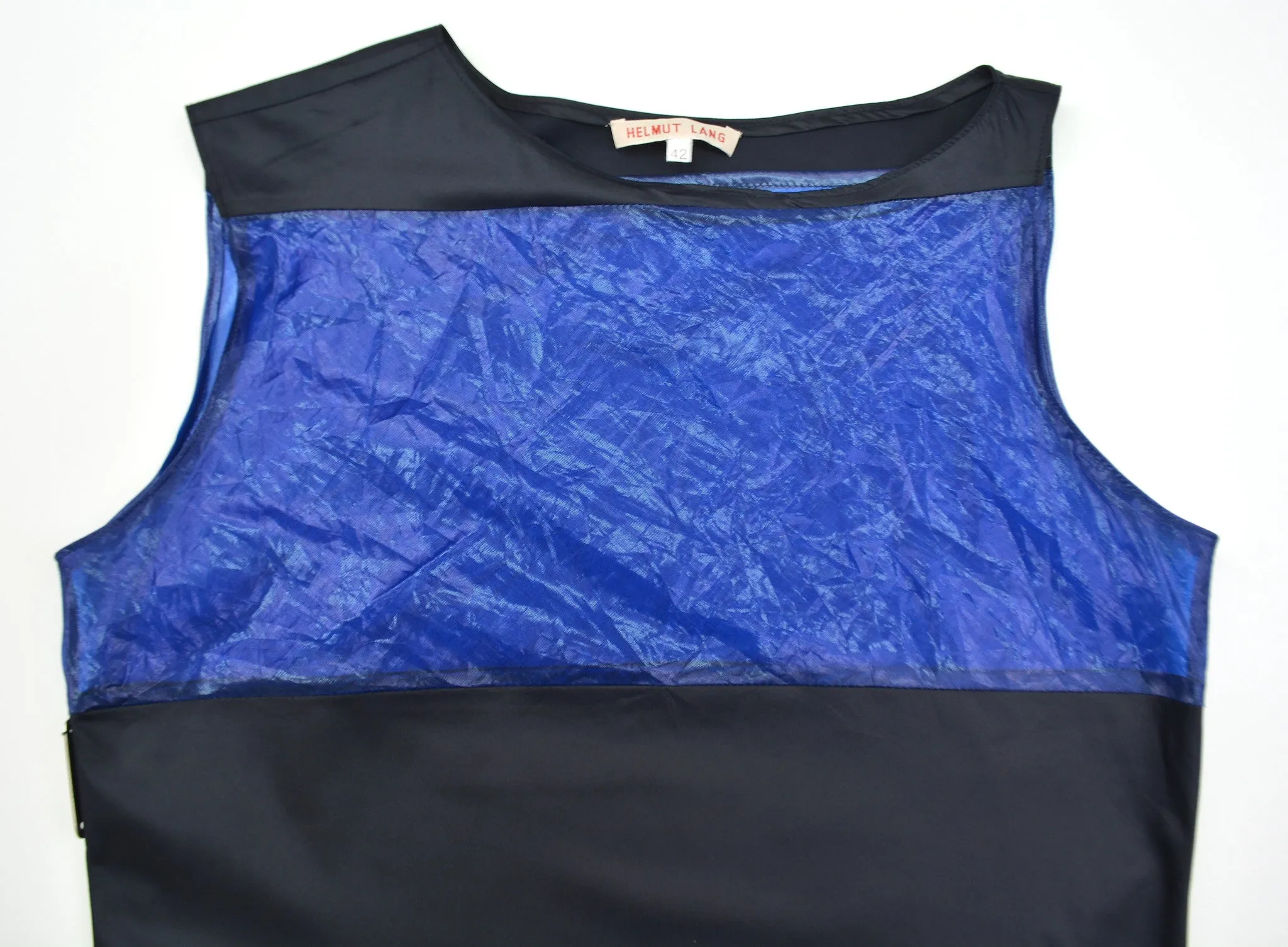 1995 Fine Nylon Dress with Transparent Panel