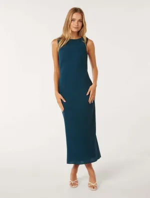 Aliza Column Midi Dress