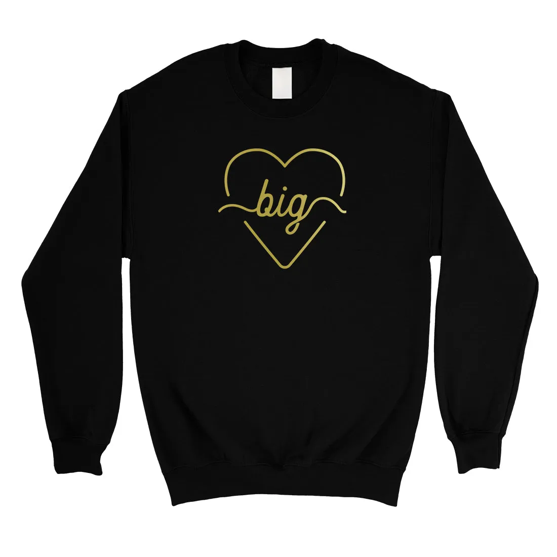 Big Little Line Heart-GOLD Unisex Crewneck Sweatshirt Sympathetic