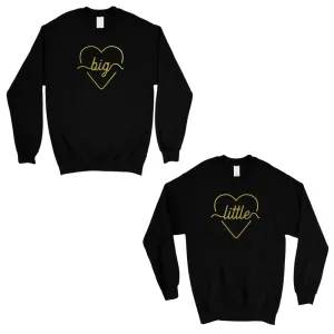 Big Little Line Heart-GOLD Unisex Crewneck Sweatshirt Sympathetic