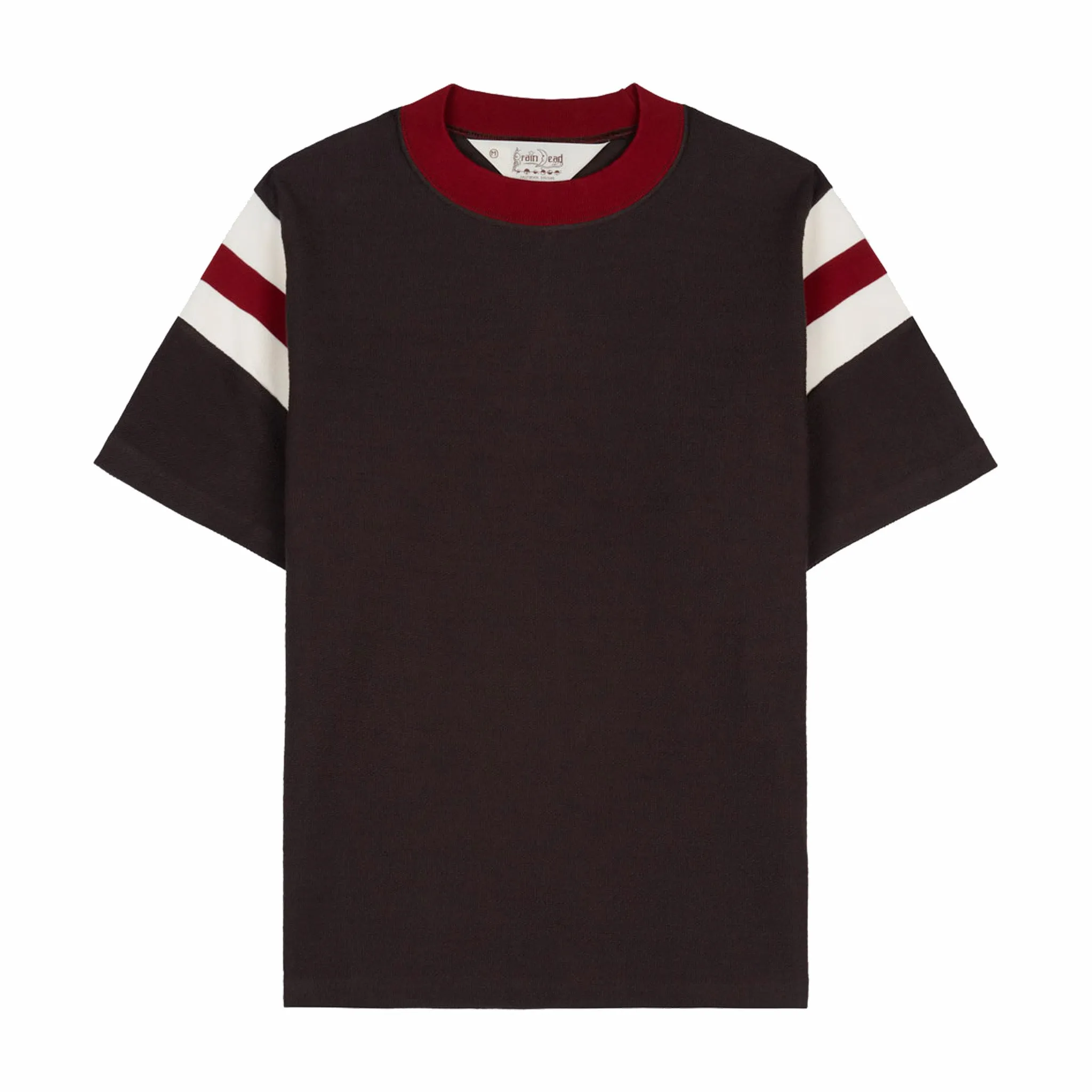 Brain Dead Slubby Football Shirt (Brown)