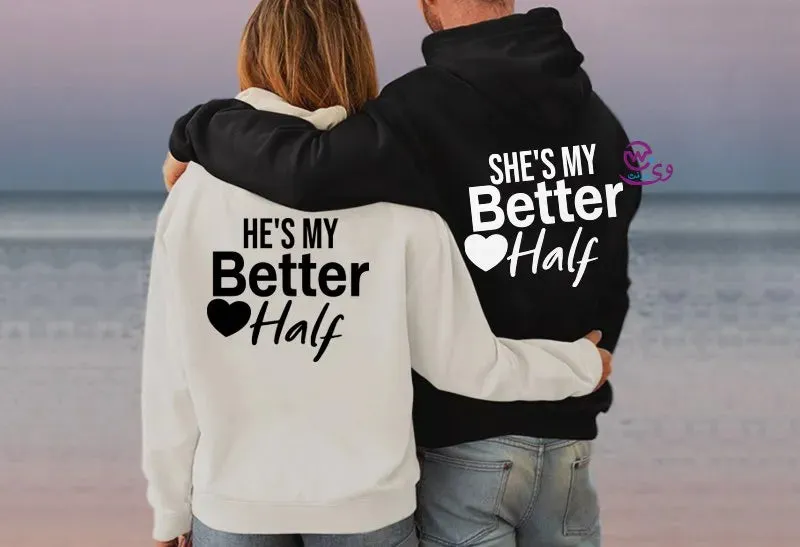 Couple Hoodie-English Quotes