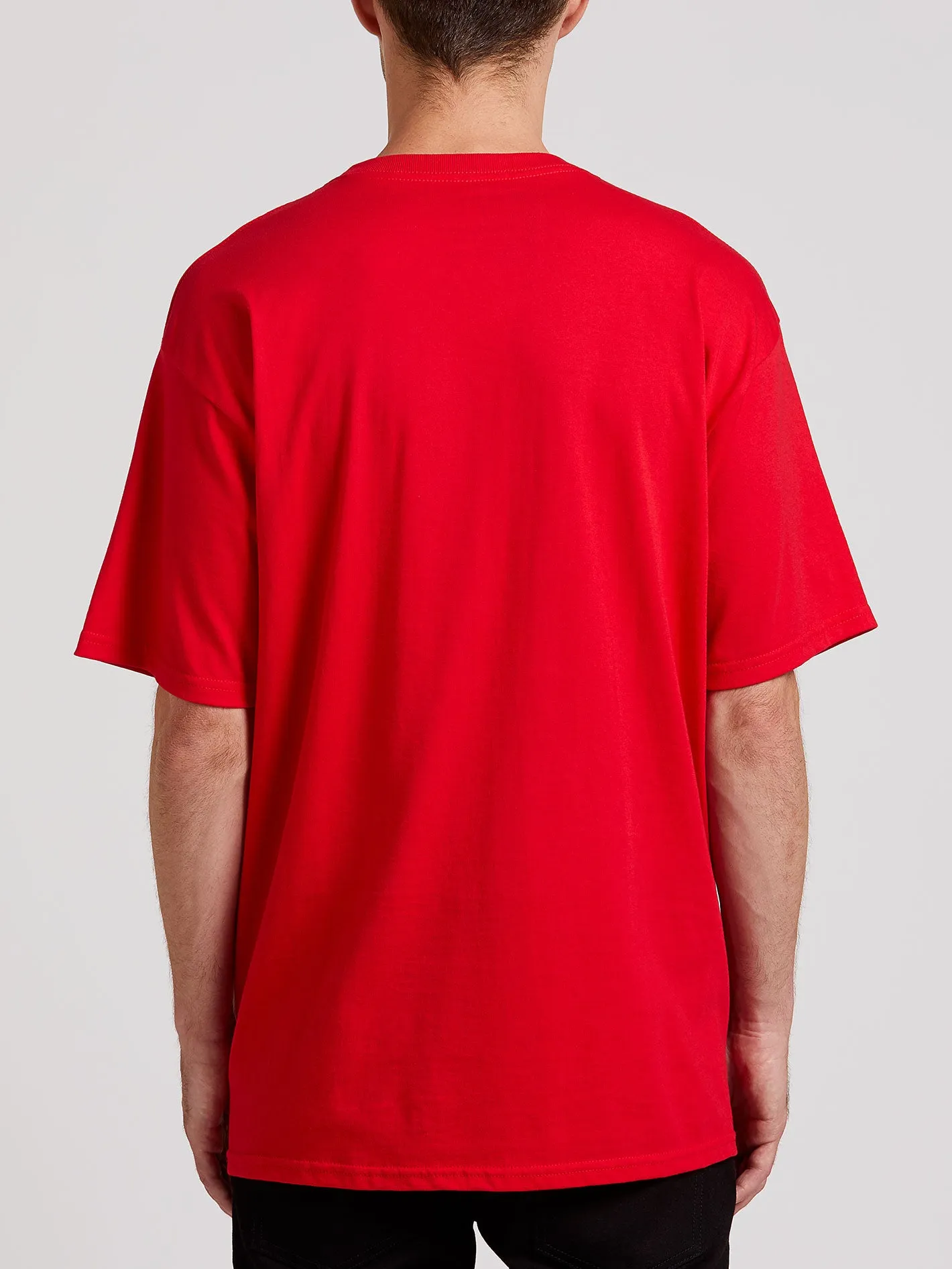 Crisp Stone Short Sleeve Tee - Red