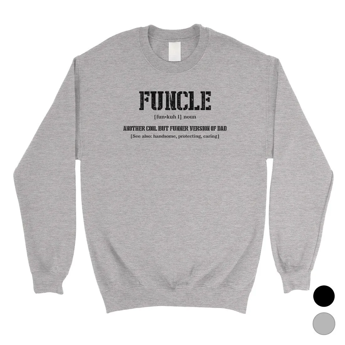 Funcle Mens/Unisex Fleece Sweatshirt