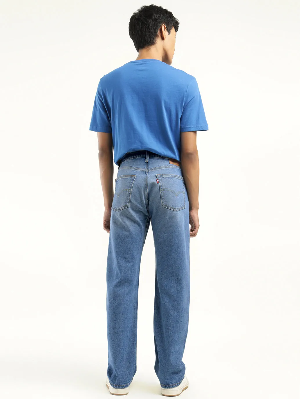 Men's 555'96 Relaxed Straight Fit Indigo Jeans