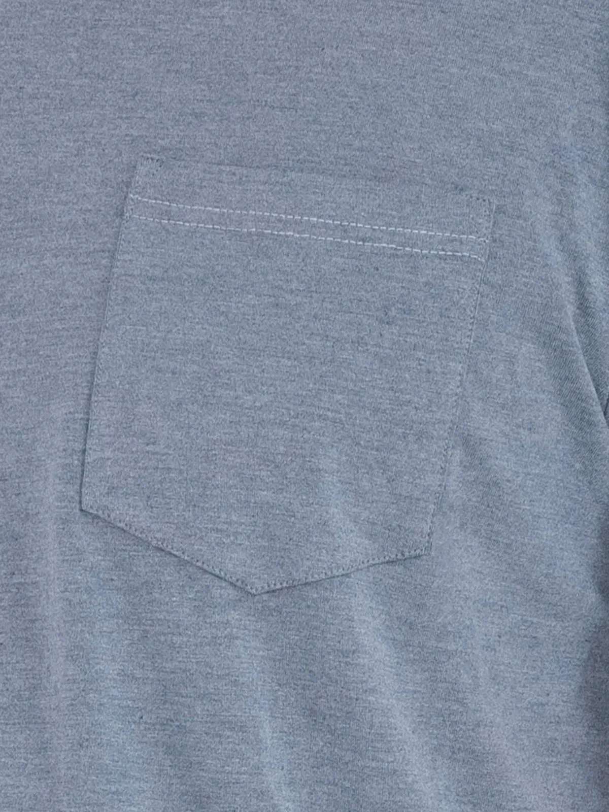 Men's Bamboo Flex Pocket Tee - Heather Blue Dusk