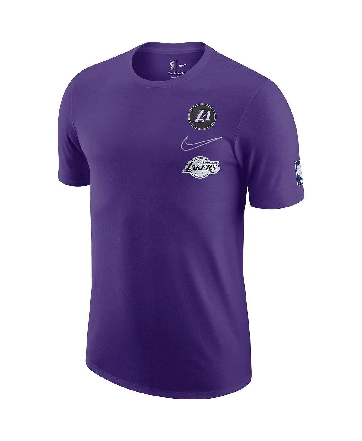 Men's purple t-shirt los angeles lakers 2022/23 city edition courtside max90 vintage-like wash Nike violet