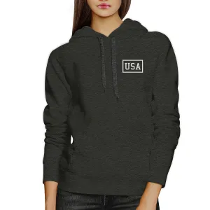 Mini USA Unique 4th Of July Unisex Dark Grey Hoodie Patriotic Gifts