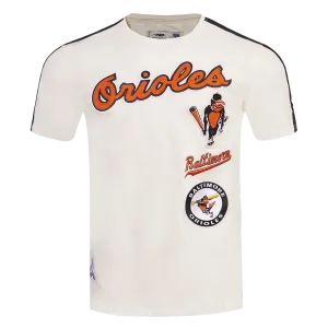 MLB BALTIMORE ORIOLES RETRO CLASSIC MEN'S STRIPED TOP (EGGSHELL/ BLACK)