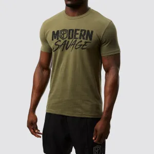 Modern Savage T-Shirt (Military Green)