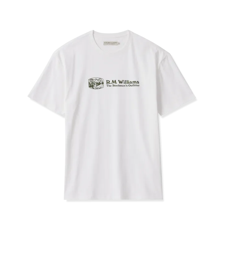 Outfitter Tee - White and Green