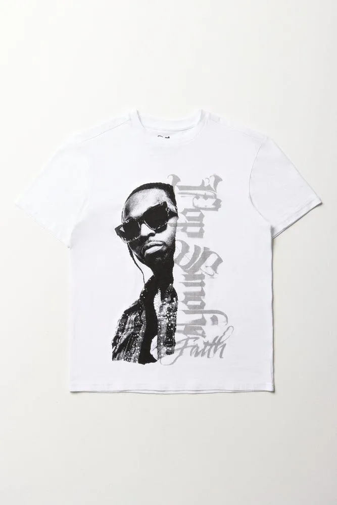 Pop Smoke Short Sleeve T-Shirt White