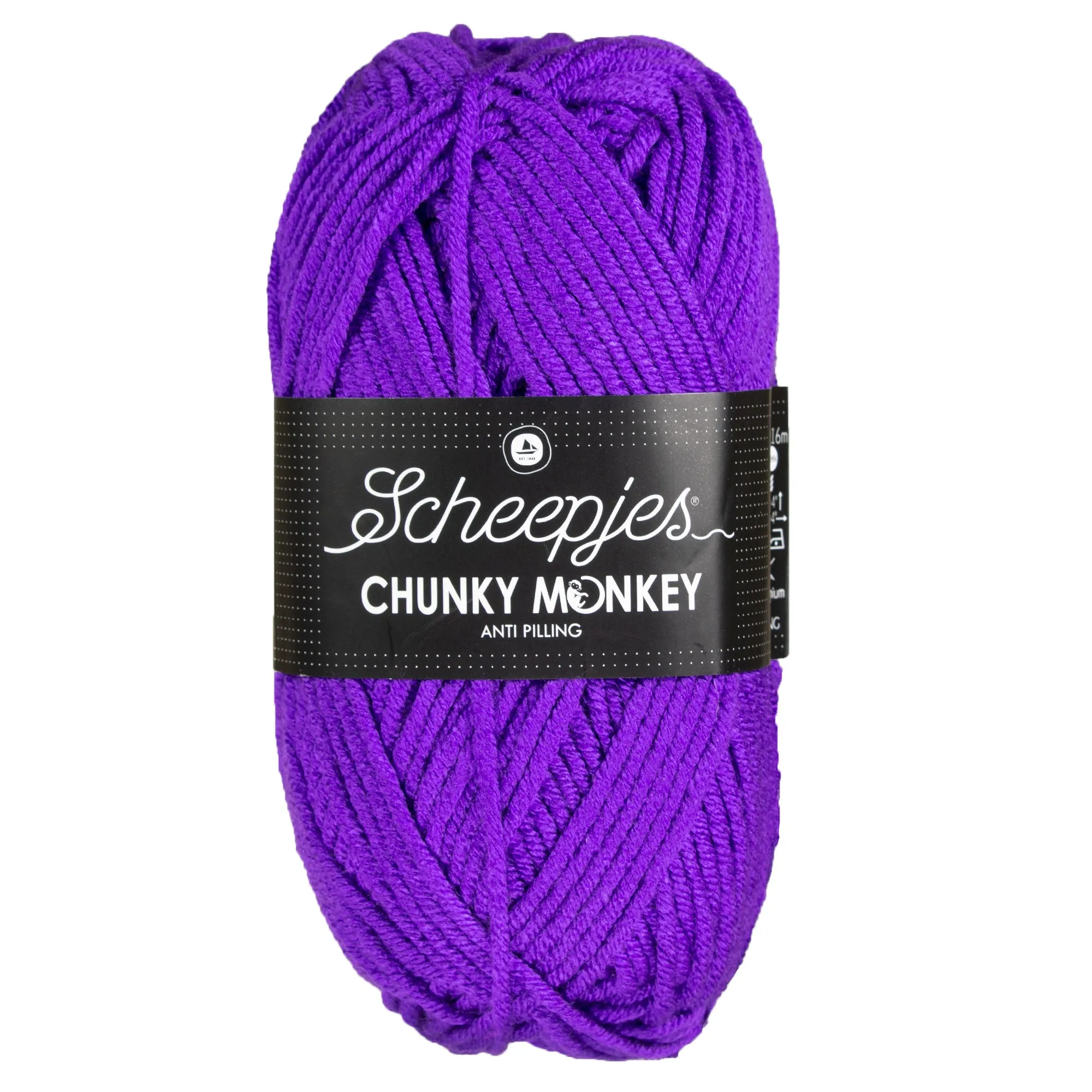 Scheepjes Chunky Monkey Yarn - 2001 Deep Violet