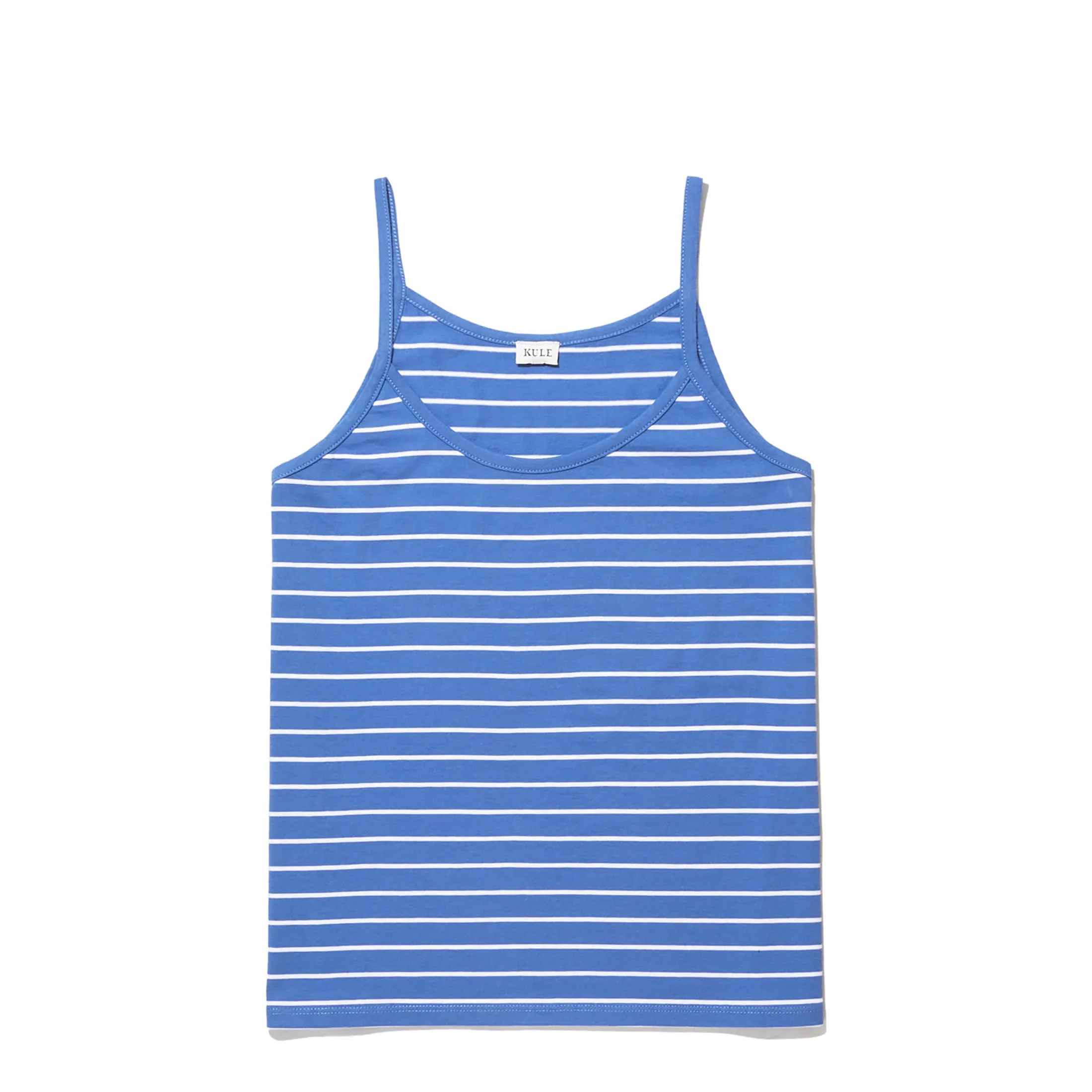 The New Spaghetti Tank - Denim/White