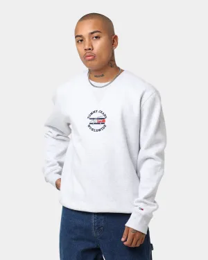 Tommy Jeans TJM Timeless Tommy 2 Crewneck Silver Grey Heather